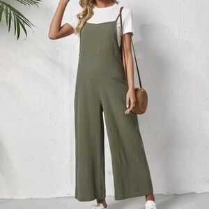 Women's Olive Jumpsuit